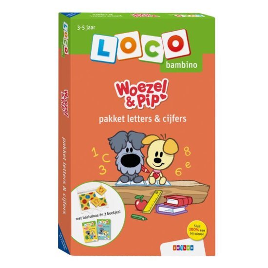 Zwijsen Loco Bambino - Woezel & Pip Pakket Letters en Cijfers