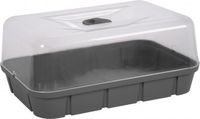 EDA - Mini-kas - met koepel en ventilatieopeningen - 15,7L - antraciet