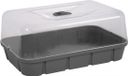 EDA - Mini-kas - met koepel en ventilatieopeningen - 15,7L - antraciet