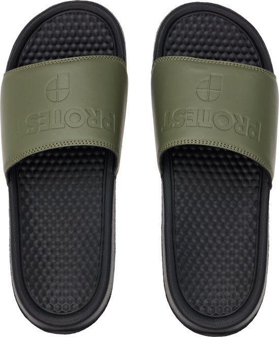 Protest PRTBERDEN Men's Flip-Flops - Size 42 - Artichoke Green
