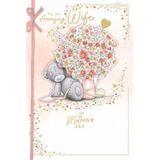 Me to You Tatty Teddy Luxe Handgemaakte Moederdagkaart 'To my Amazing Wife' 6 x 9 inch - Officiële Collectie