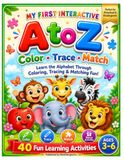 My First Interactive A to Z Color • Trace • Match