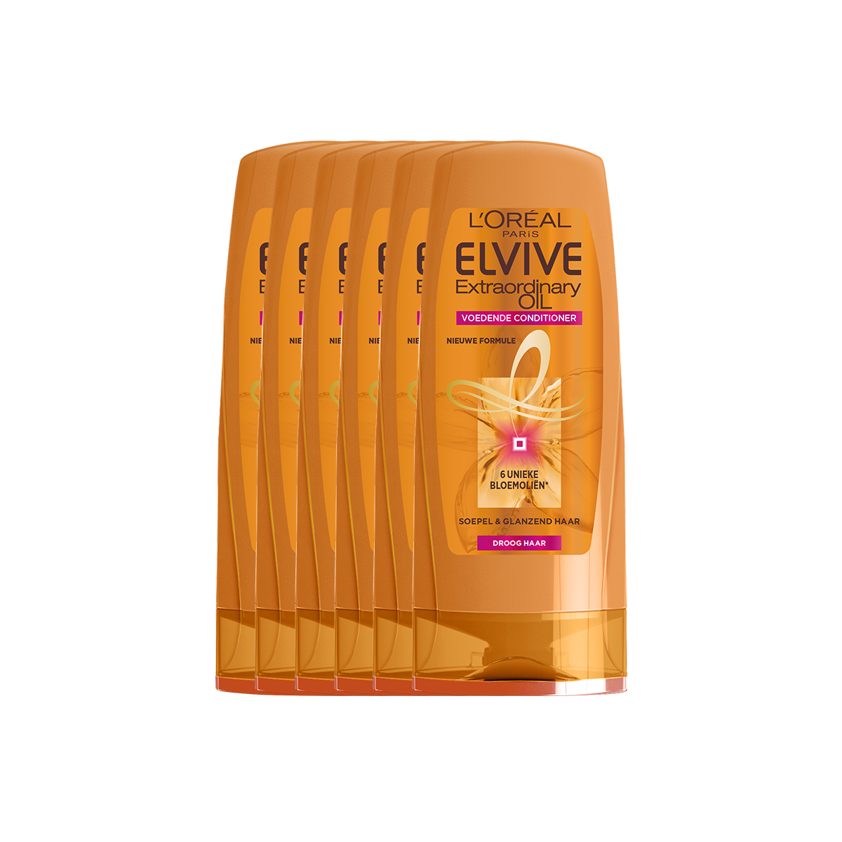 L'Oréal Elvive Extraordinary Oil - 6x 200 ml - Crèmespoeling