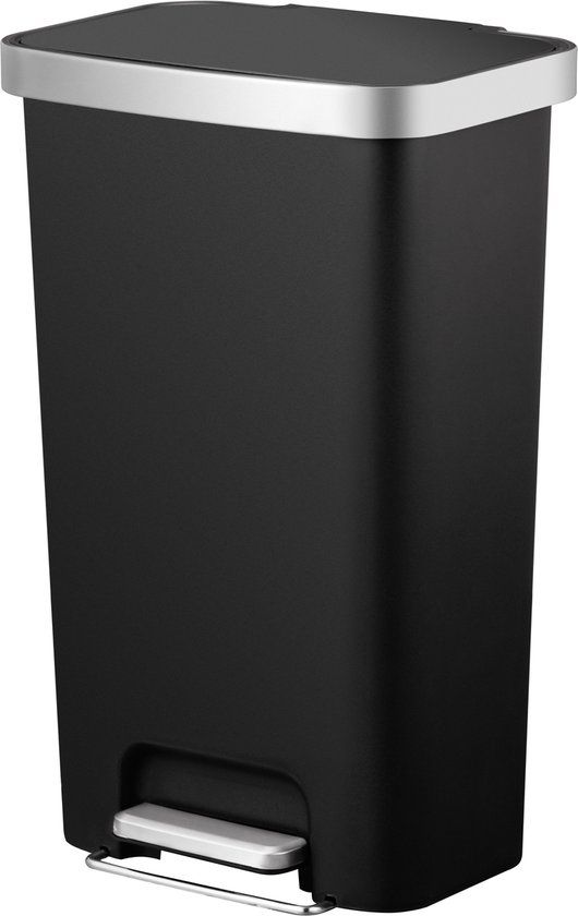 EKO Hana Pedaalemmer - 45 L - Zwart