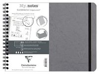 Clairefontaine 782435C Nomaddict My.Notes Spiraalschrift B5 Grijs