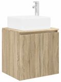 Sonoma Eiken meuble-lavabo mural 49,5 x 41 x 80 cm