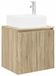 Sonoma Eiken meuble-lavabo mural 49,5 x 41 x 80 cm
