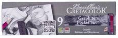 Cretacolor Ensemble de poche en graphite 9 pièces