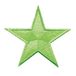 Prym 925177 GLOW IN THE DARK Sterren groene applicatie
