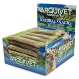 ARQUIVET Beenten van geperst rundleer, 100% natuurlijk, voor honden, complete doos, 30 stuks, intrekbare snacks, lekkernijen, lekkernijen voor honden