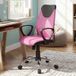 FineBuy Chaise de bureau pour enfant TERNI pour enfants à partir de 6 ans avec dossier, chaise pivotante pour enfant, chaise de bureau ergonomique pour enfant, chaise pour adolescent réglable en hauteur