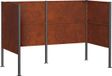 vidaXL Afvalcontainer scherm 167 x 85 x 113 cm weervast staal