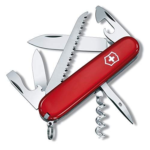 Victorinox Schweizer Taschenmesser Camper Multitool 13 Funktionen Klinge gross Korkenzieher Dosenöffner