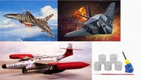 Revell Modelbouwpakket Militaire voertuigen - 05670 US Air Force 75th Anniversary - Gift Set Plastic - 1:72 - Modelbouw