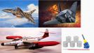 Revell Modelbouwpakket Militaire voertuigen - 05670 US Air Force 75th Anniversary - Gift Set Plastic - 1:72 - Modelbouw