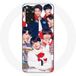 Maniacase Etui voor Xiaomi Redmi Note 11 4G BTS Poster Memebers Kerstcadeau 2023