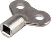 Belrad Clé de purge de radiateur (set 5 pièces) - Chrome - Acier - PA01