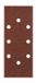 kwb 818124 - Accessoires voor schuurmachines - bruin - 10 stuks