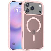 SZSMART IK17 Mat TPU Telefoonhoesje, Magnetisch en Valbestendig voor iPhone 17 Pro Max - Roze