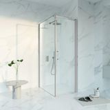 FortiFura Galeria Douchecabine - 70x100x200cm - Veiligheidsglas - Antikalkbehandeling - Geborsteld RVS PVD
