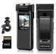 Bodycam caméra corporelle HD 1080p - objectif rotatif à 180 degrés - 64 Go - vision nocturne - écran de 1,3 pouce