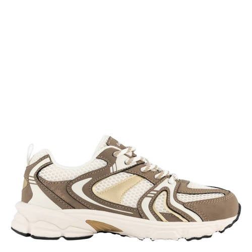 Graceland imitatieleren sneakers - bruin