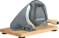 Zassenhaus Classic Broodsnijmachine - Roestvrij Staal Lemmet - Houten Handgreep - Zilver/Bruin