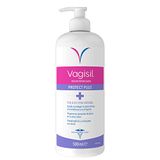 Vagisil Protect Plus Antibacteriële dagelijkse intieme hygiëne met neemolie en theeboom, 500 ml