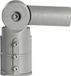 Lightexpert Adaptateur 90° pour lampadaires Esher - Montage sur poteau - Pivotant - Gris
