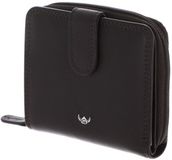 Golden Head Leren portemonnee Polo RFID Protect Minibörse mit Riegel 1006 Dunkelbraun