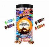 Mars Miniatures chocolade voor Halloween - "Happy Halloween" - Twix, Snickers, Bounty & Mars - 600g