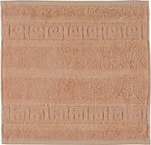 CAWÖ Noblesse Uni Washandje - Zalm - 30x30
