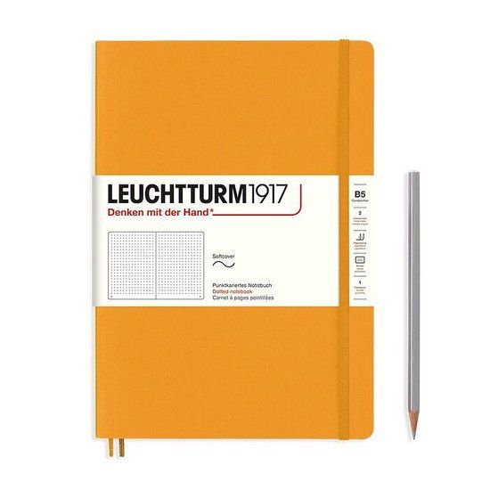 Leuchtturm Notitieboek B5 Softcover Rising Sun Gestippeld