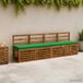 vidaXL - Bankkussen - VUGHT - Groen - 120 x 40 x 5 cm