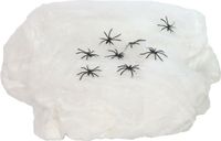 Merkloos / Sans marque Folat Bv Witte spinnenweb decoratie glow in the dark 500 gram
