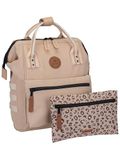 CABAIA - Rugzak Adventurer Small 10L Lobito, Computercompartiment 10,5", Levenslange garantie, Brede opening - Bruin