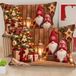 PETTI Artigiani Italiani 2 taies d'oreiller de Noël lutin 06 40 x 145 cm | 100 % microfibre, impression numérique, lot de 2, fabriqué en Italie