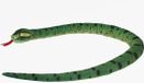 Cornelissen Pluche knuffel slang anaconda - groen - 150 cm