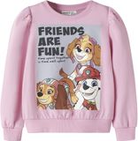 NAME IT Meisjes Sweater NMFARINA PAW - Katoen - Begonia Pink - Maat 104