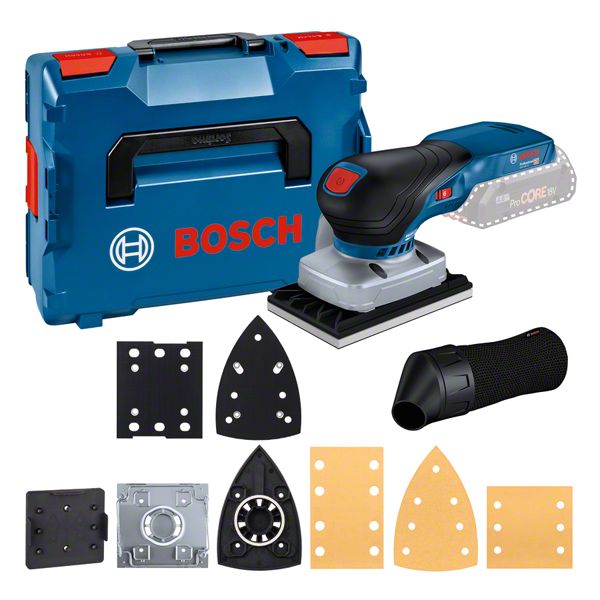 Bosch Professional GSS 18V-13 Accu Vlakschuurmachine | 18V | Basic Body + Accessoires in L-BOXX