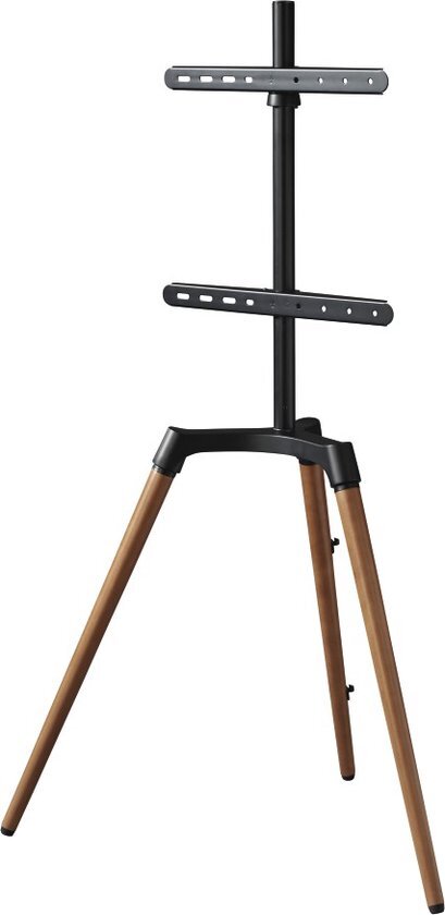 Hama Tv-standaard "Echt hout", 165 cm (65"), 400x400, zwenkb., hoogte var., zw