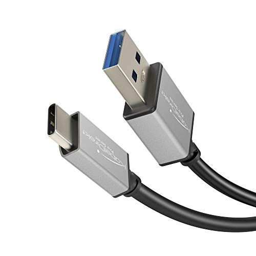 KabelDirekt - USB A 3.0 op USB C kabel - 2 m - Zwart/Space Grey