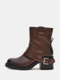 Guess Dameslaarzen Benji Enkellaarzen Leer/Synthetisch Bruin Maat 37
