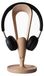 Support de casque en bois avec finition noyer