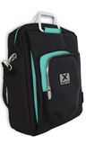 Approx NBST15x 39,6 cm (15.6") Sac bandoulière Noir, Turquoise