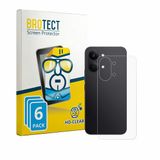 BROTECT - Screenprotector voor Xiaomi Poco X8 Pro Max (Achterkant) - Folie Beschermfolie transparant 6 Stuks