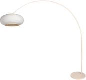 Steinhauer Vloerlamp Silva Alba 4677CR crème met linnen kap Ø60 cm