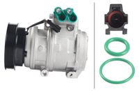 HELLA Klimaatcompressor 12V, diameter 125 mm, geschikt voor HYUNDAI TUCSON