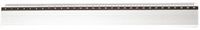 Wonday aluminium liniaal, 20 cm, millimeter schaalverdeling, anti-slip rubber