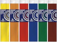 Haza 6x Crepe papier gekleurd basis pakket 250 x 50 cm